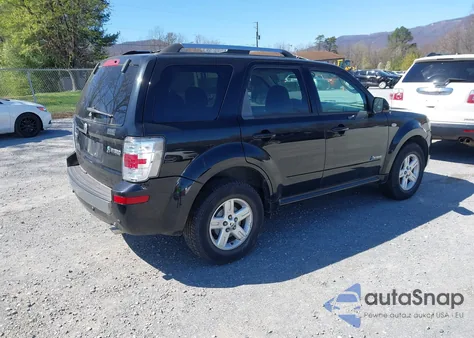 2009 Mercury Mariner Hybrid z USA, uszkodzony, nr VIN 4M2CU29339KJ01538